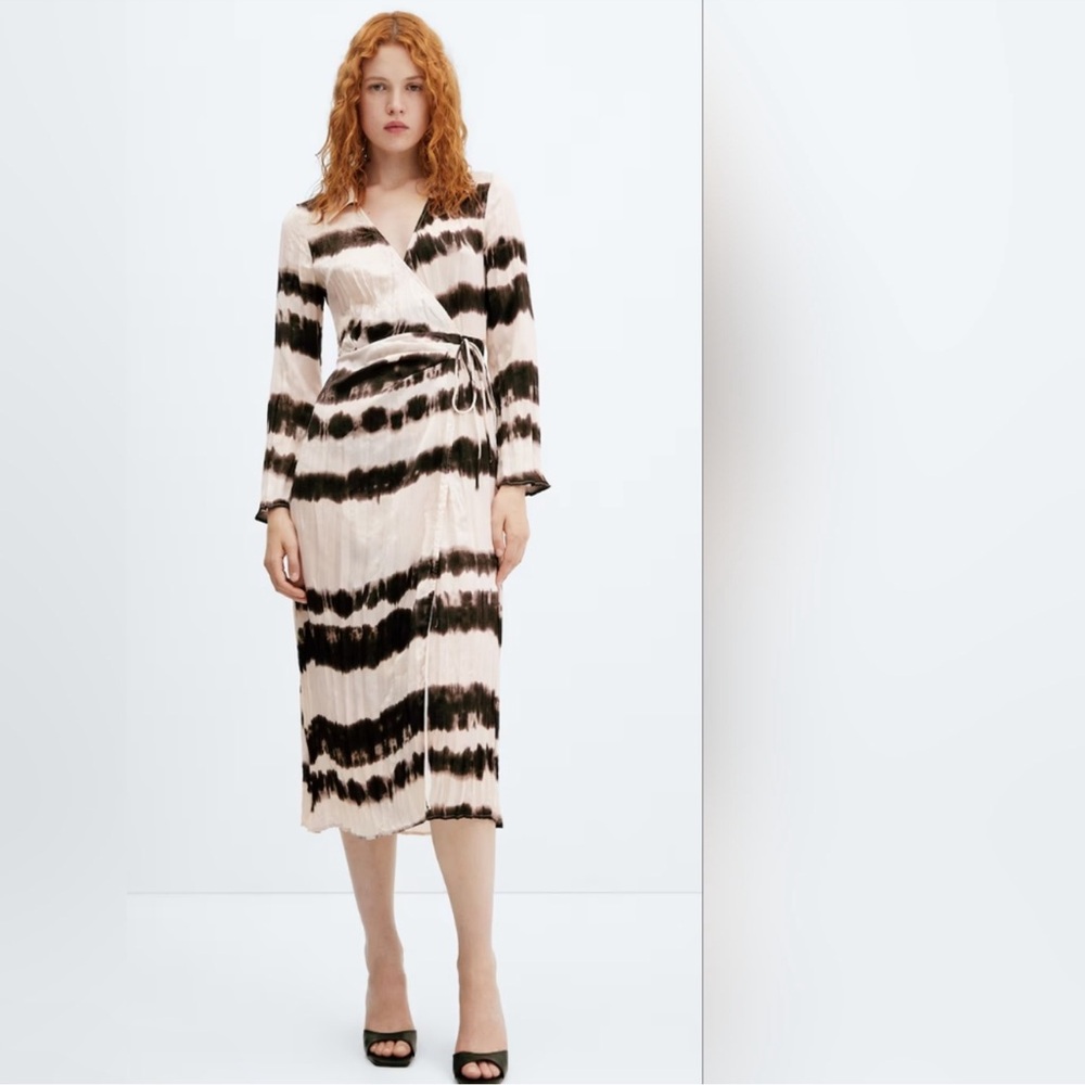 MANGO Pleated shirt dress NWT - Picture 5 of 7